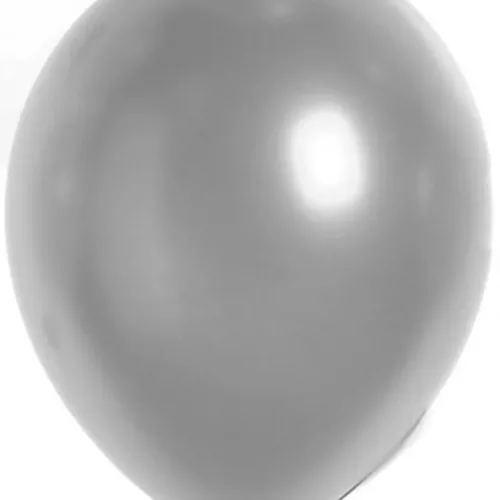 Photo du produit 100 Ballons argenté métallisé 29 cm
