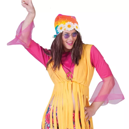 Photo du produit Bandana hippie à fleurs adulte