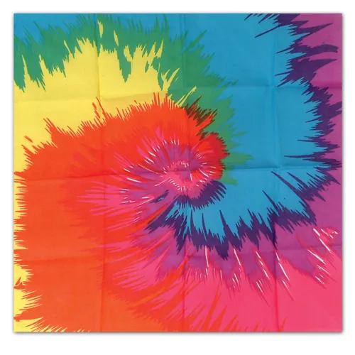 Photo du produit Bandana Hippie multicolore 55 x 55 cm