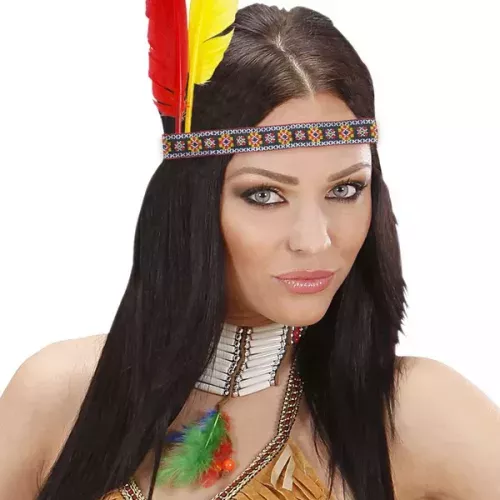 Photo du produit Bandeau indien avec plumes adulte