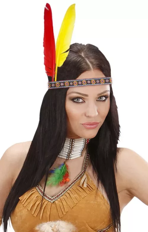 Photo du produit Bandeau indien avec plumes adulte