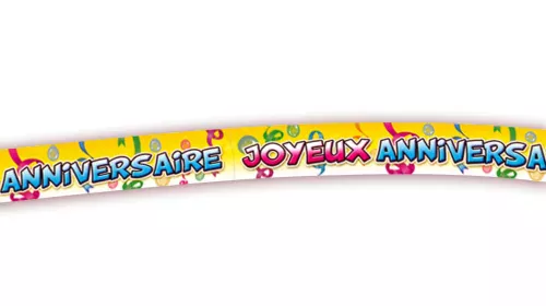 Photo du produit Banderole Joyeux Anniversaire