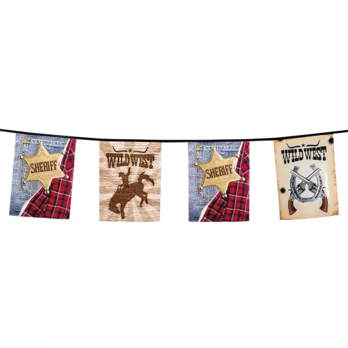 Photo du produit Guirlande Western Wild West 6 m