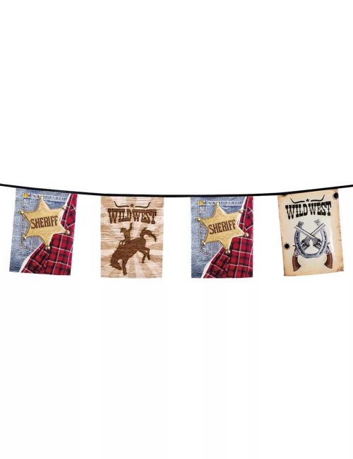 Photo du produit Guirlande Western Wild West 6 m