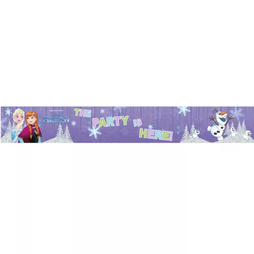 Photo du produit 3 Bannières aluminium The Party is Here La Reine des Neiges Frozen