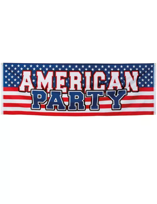 Photo du produit Bannière American Party 220 X 74 cm