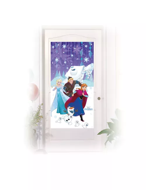 Photo du produit Décoration de porte La Reine des Neiges 75 x 150 cm