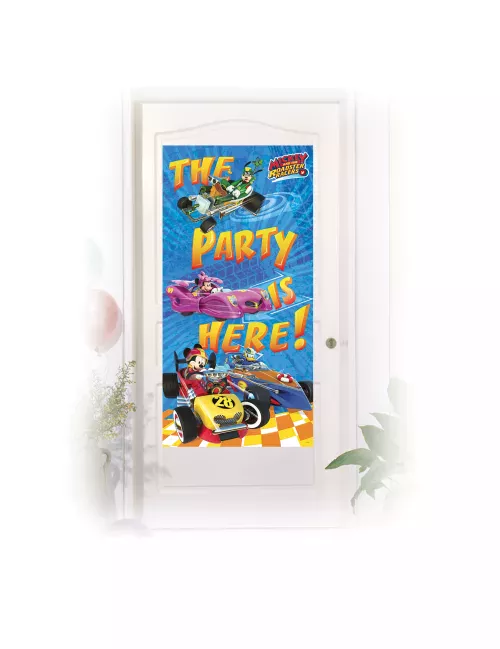 Photo du produit Décoration de porte Mickey Racing