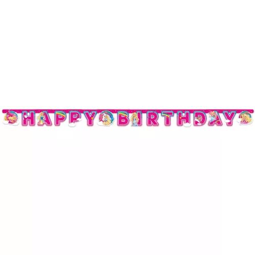 Photo du produit Bannière en papier Happy Birthday Barbie Dreamtopia 15 cm x 2 m