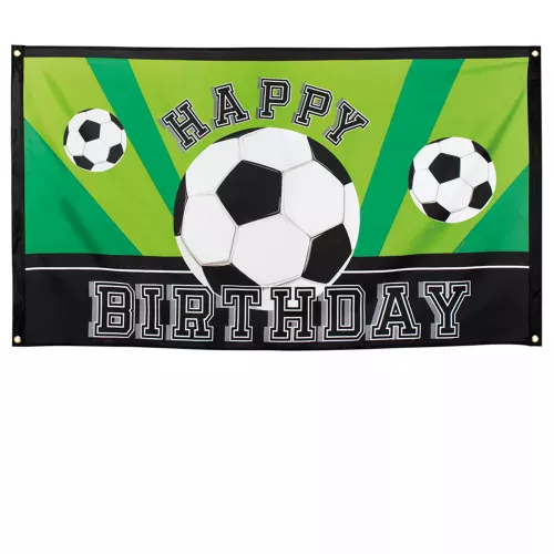 Photo du produit Bannière Happy birthday Foot party 90 X 150 cm