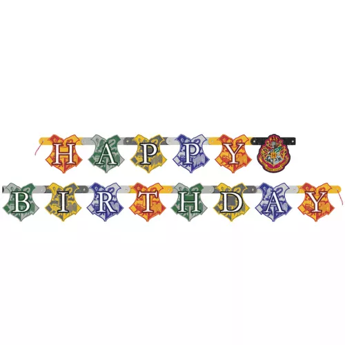 Photo du produit Bannière happy birthday Harry Potter 182 cm