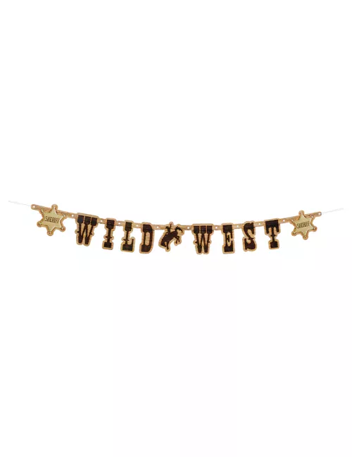 Photo du produit Guirlande en plastique Western Wild West 1,10 m