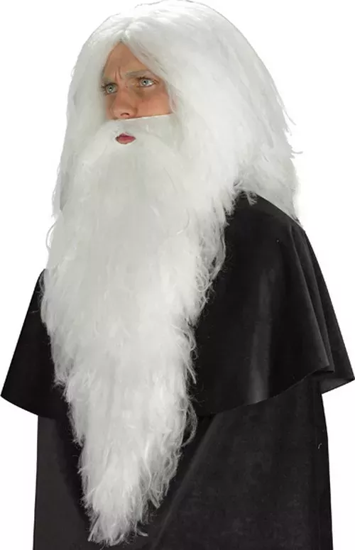 Photo du produit Barbe blanche longue adulte