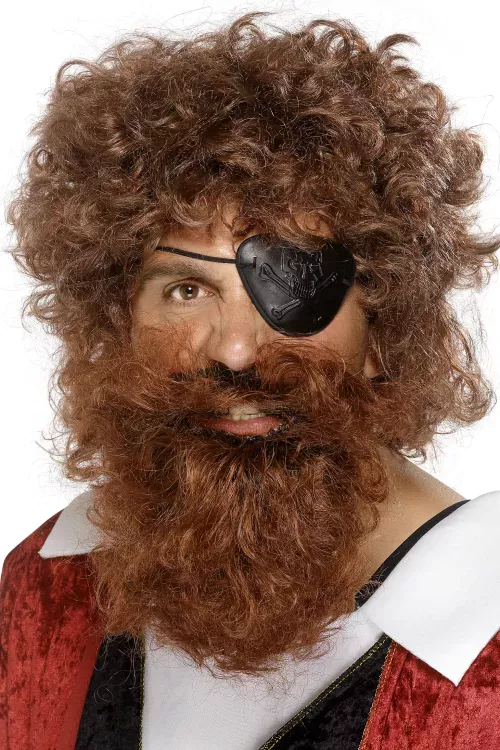 Photo du produit Barbe pirate marron homme