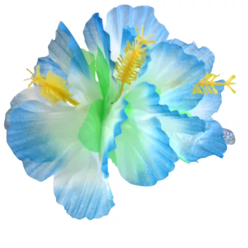 Photo du produit Barrette fleur bleue Hawaï