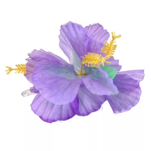 Photo du produit Barrette fleur violette Hawaï