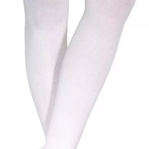 Photo du produit Bas blanc avec n?ud rouge d'infirmière