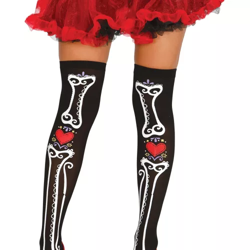 Photo du produit Bas squelette femme Dia de los muertos