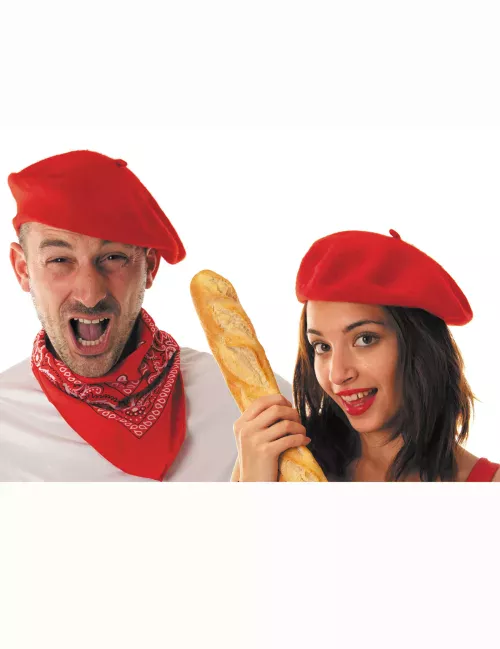 Photo du produit Béret basque rouge adulte