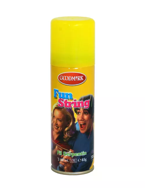 Photo du produit Bombe fils serpentins jaunes 83 ml