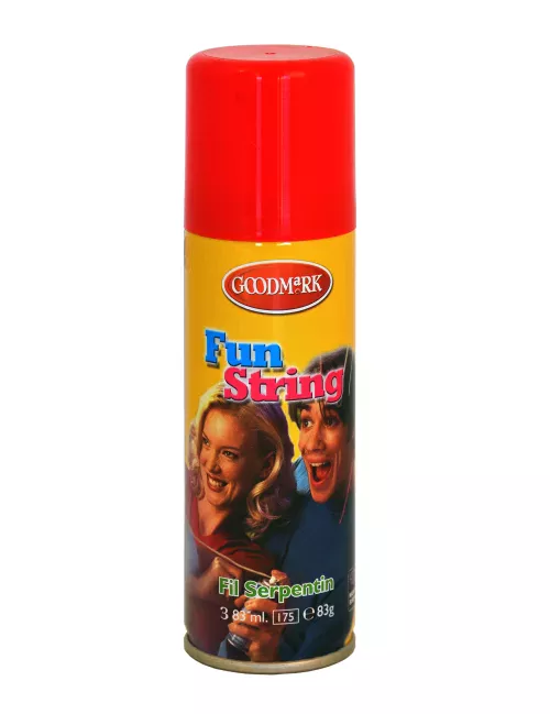 Photo du produit Bombe fils serpentins rouges 83 ml