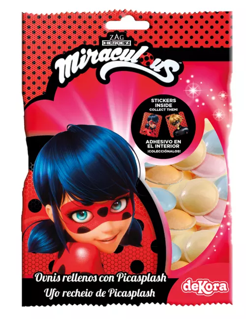 Photo du produit Bonbons avec stickers adhésifs Ladybug