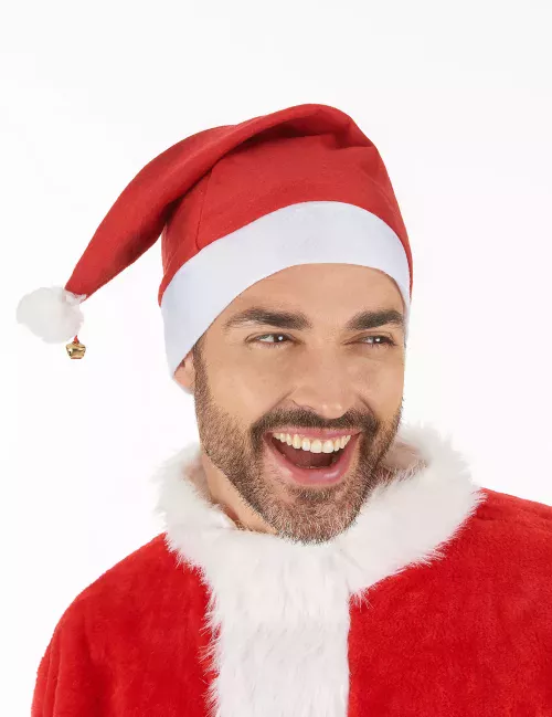 Photo du produit Bonnet de Noël avec grelot adulte
