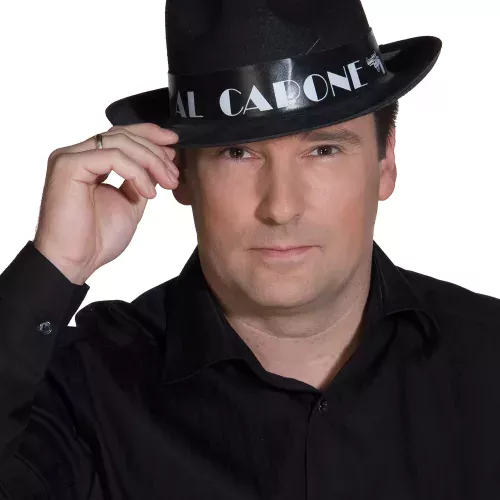 Photo du produit Chapeau borsalino Al Capone noir adulte