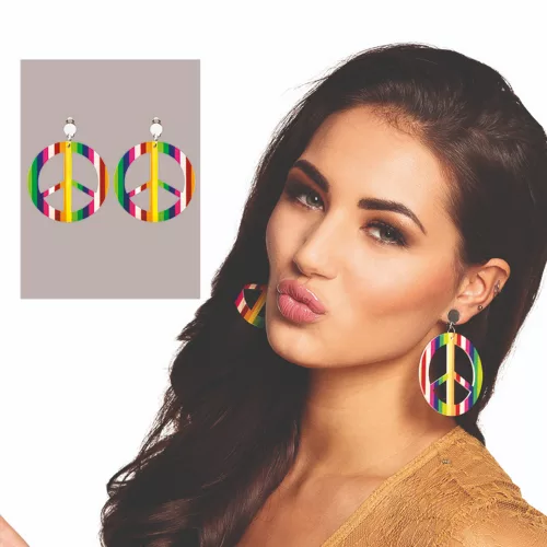 Photo du produit Boucles d'oreille hippie adulte