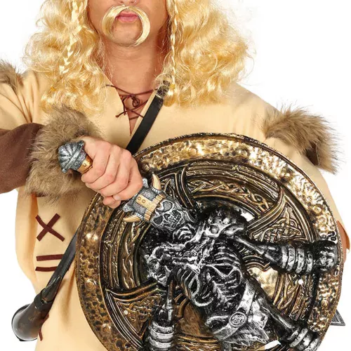 Photo du produit Bouclier et épée squelette viking 57 cm