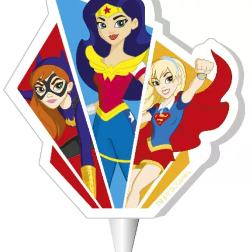 Photo du produit Bougie anniversaire Hero Girls 7.5 cm