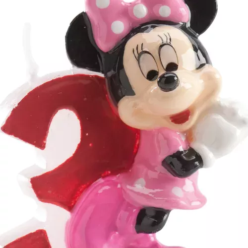 Photo du produit Bougie chiffre 3 Minnie