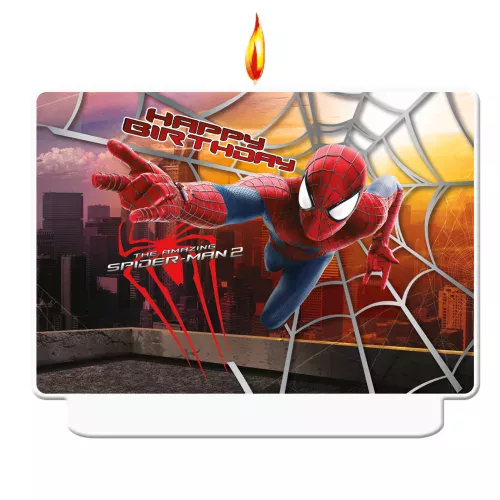 Photo du produit Bougie d'anniversaire The Amazing Spiderman