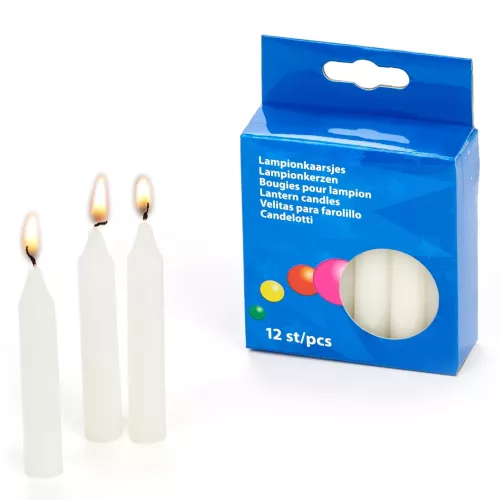 Photo du produit 12 Bougies pour lampions