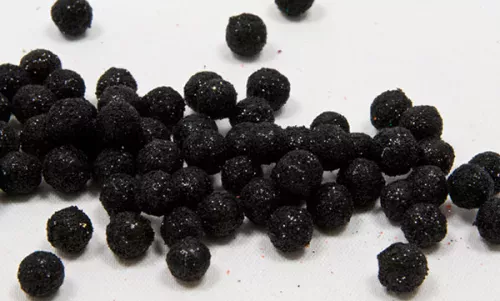 Photo du produit Mini boules pailletées noires 8 mm 10 gr