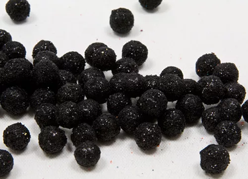 Photo du produit Mini boules pailletées noires 8 mm 10 gr