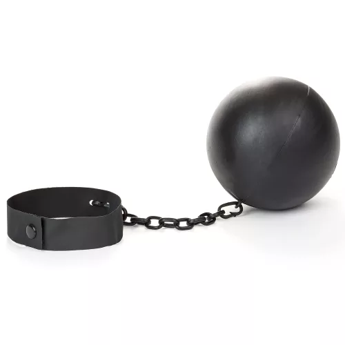 Photo du produit Boulet et chaînes de prisonnier adulte