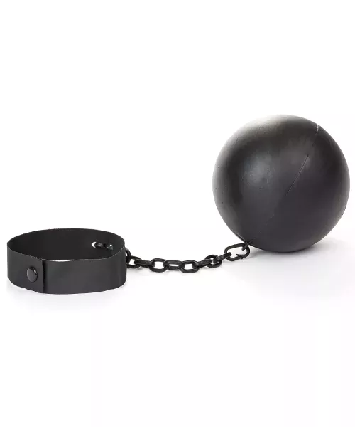 Photo du produit Boulet et chaînes de prisonnier adulte