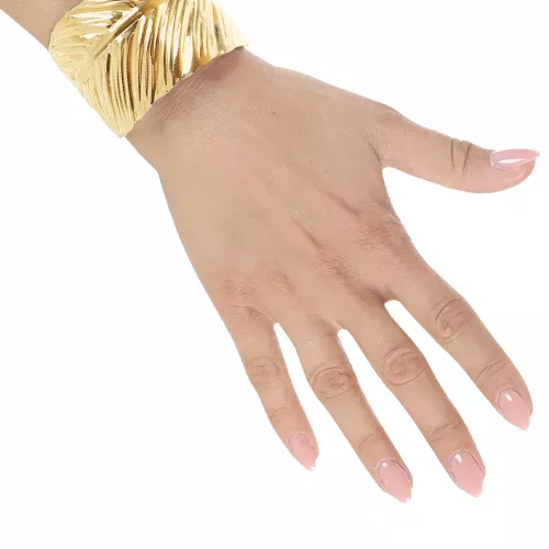 Photo du produit Bracelet feuilles d'or adulte
