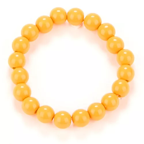 Photo du produit Bracelet perles orange adulte