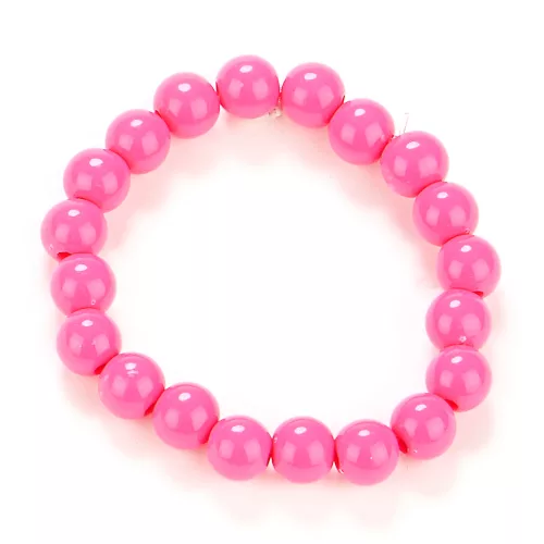 Photo du produit Bracelet perles rose adulte