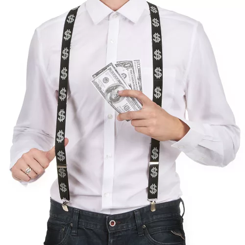 Photo du produit Bretelles dollar adulte
