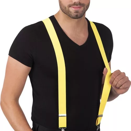 Photo du produit Bretelles jaunes fluo adulte