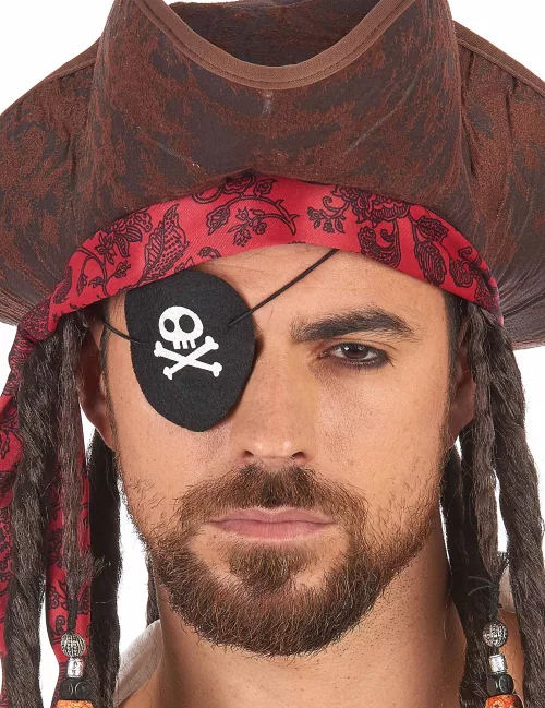 Photo du produit Cache oeil pirate feutrine adulte