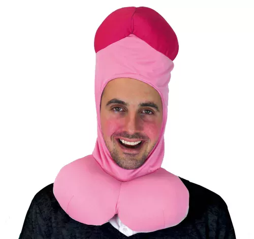 Photo du produit Cagoule humoristique tête de gland adulte