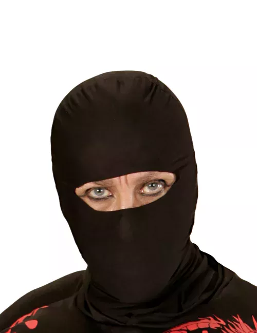 Photo du produit Cagoule ninja noire adulte