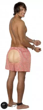 Photo du produit Caleçon fesses rayé