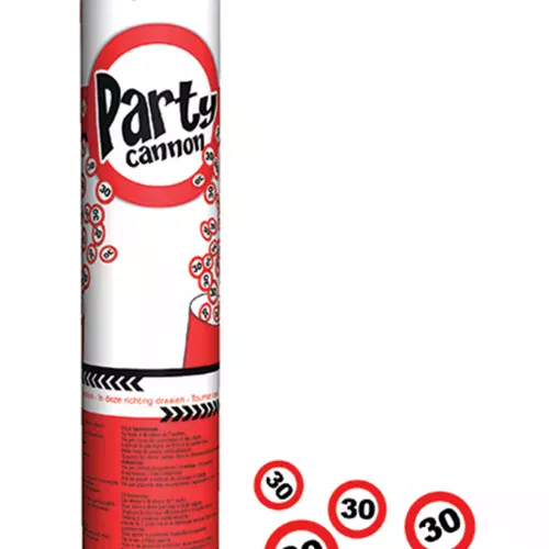 Photo du produit Canon à confettis anniversaire 30 ans