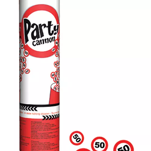 Photo du produit Canon à confettis anniversaire 50 ans