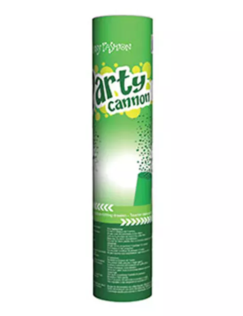 Photo du produit Canon à confettis verts 20 cm